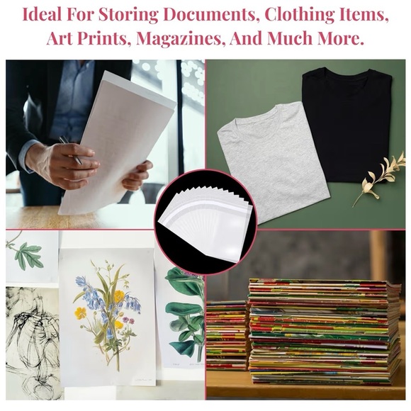 (50) 11x14 Clear Self-Sealing Bags - Picture 7 of 7